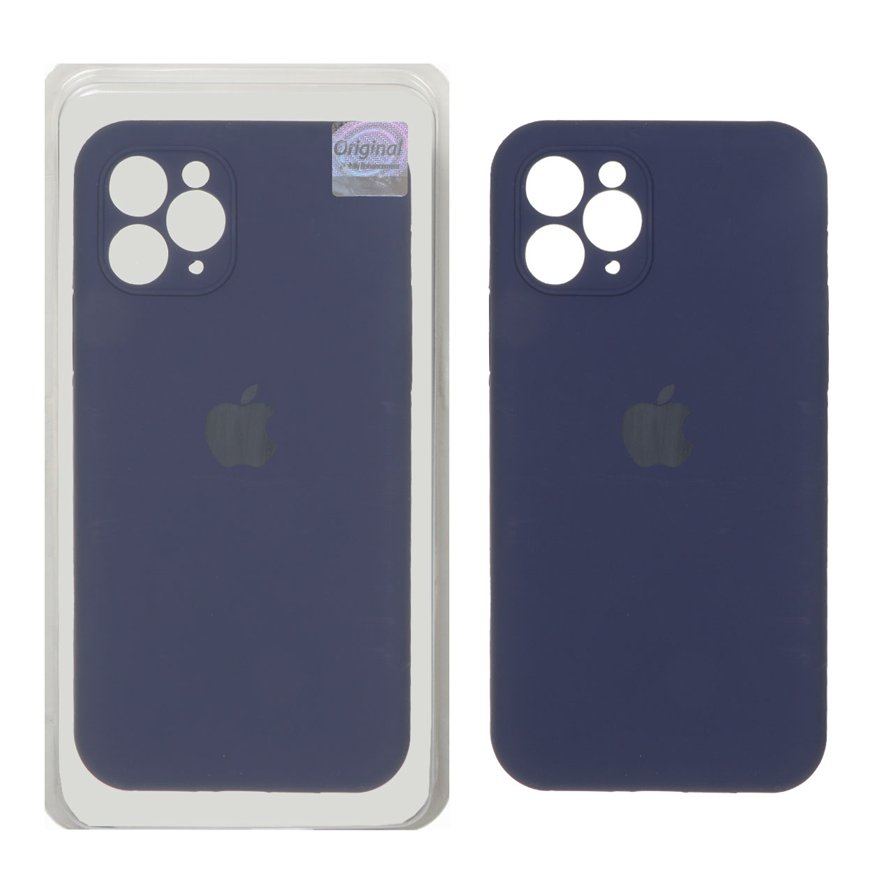 1395520 قاب سیلیکونی پاک کنی اورجینال Master Quality مدل Apple iPhone 11 Pro - سرمه ای (پک دار) - تصویر 1