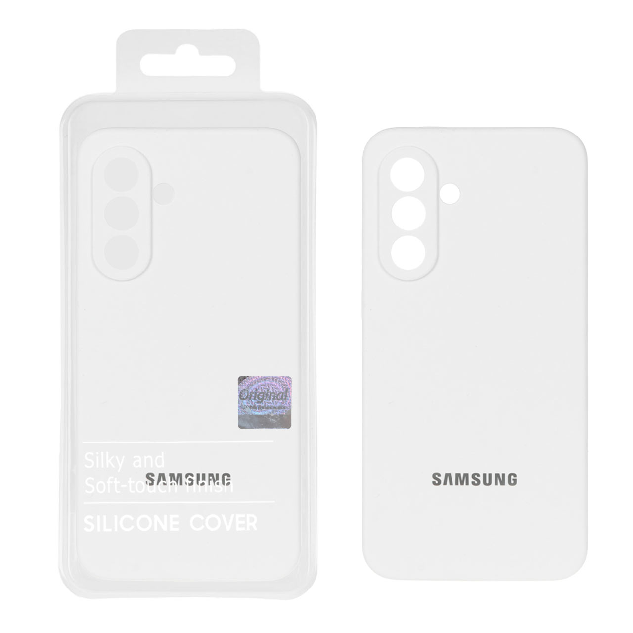 1398850 قاب سیلیکونی پاک کنی اورجینال Master Quality مدل Samsung Galaxy A56 / A36 - سفید (پک دار) - تصویر 1