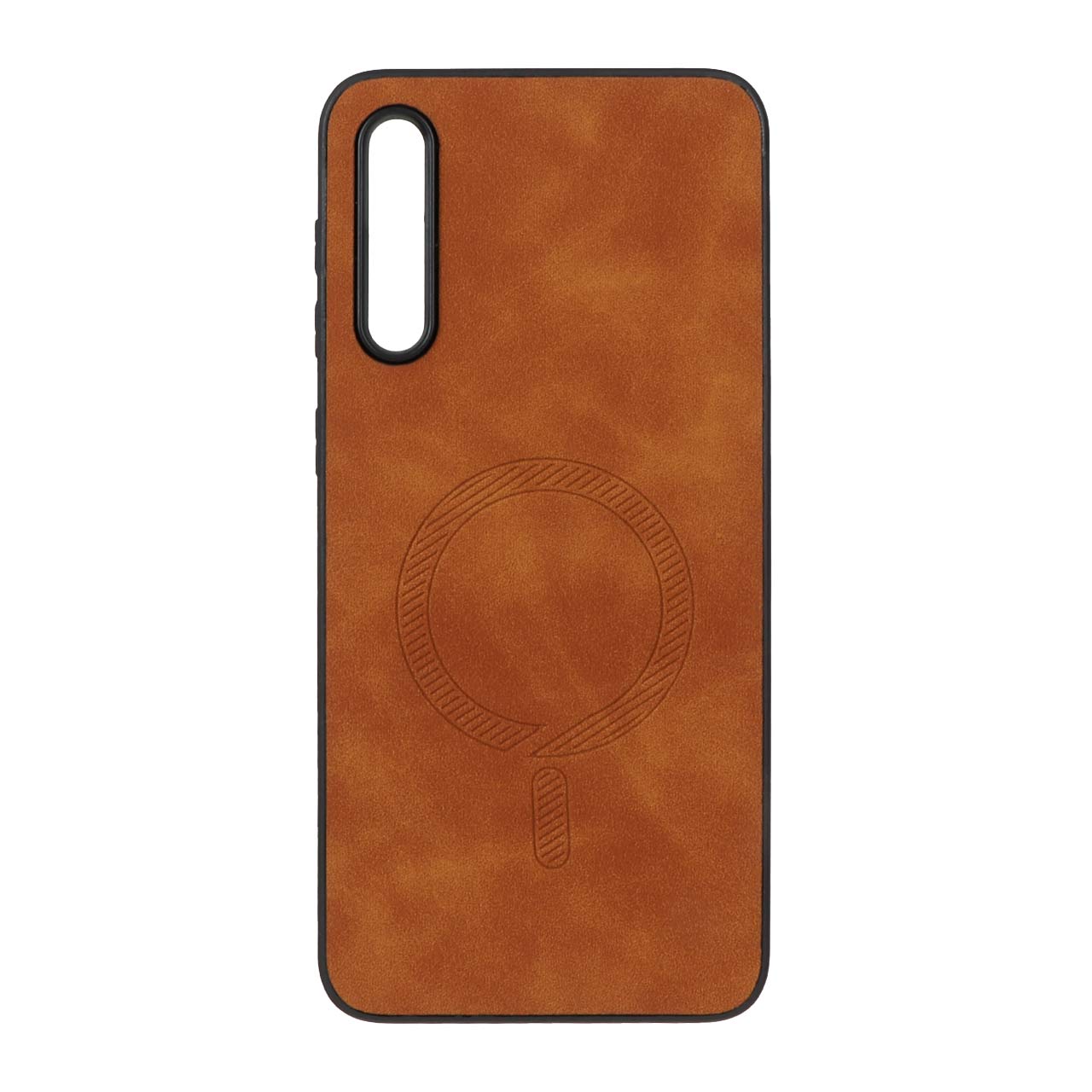 1401894 قاب جیر طرح مگ سیف Samsung Galaxy A30S / A50 / A50S - قهوه ای - تصویر 1