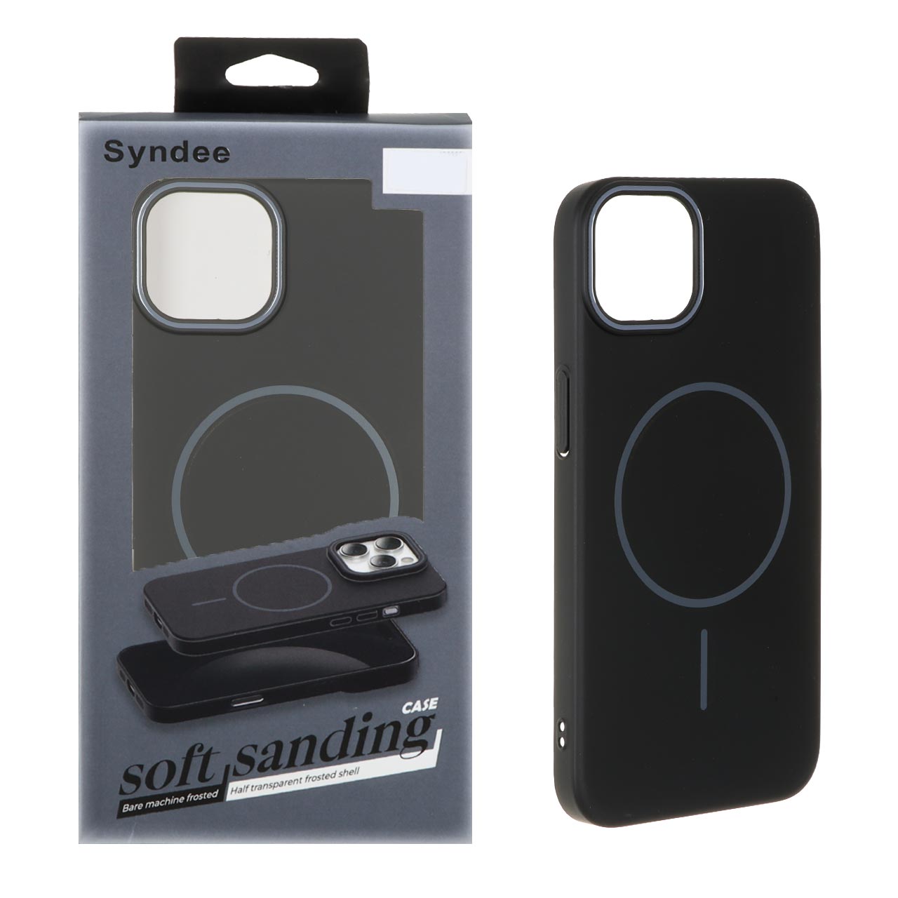 1402486 قاب اورجینال Syndee پشت سخت MagSafe مدل Apple iPhone 13 / iPhone 14 - مشکی (پک دار) - تصویر 1