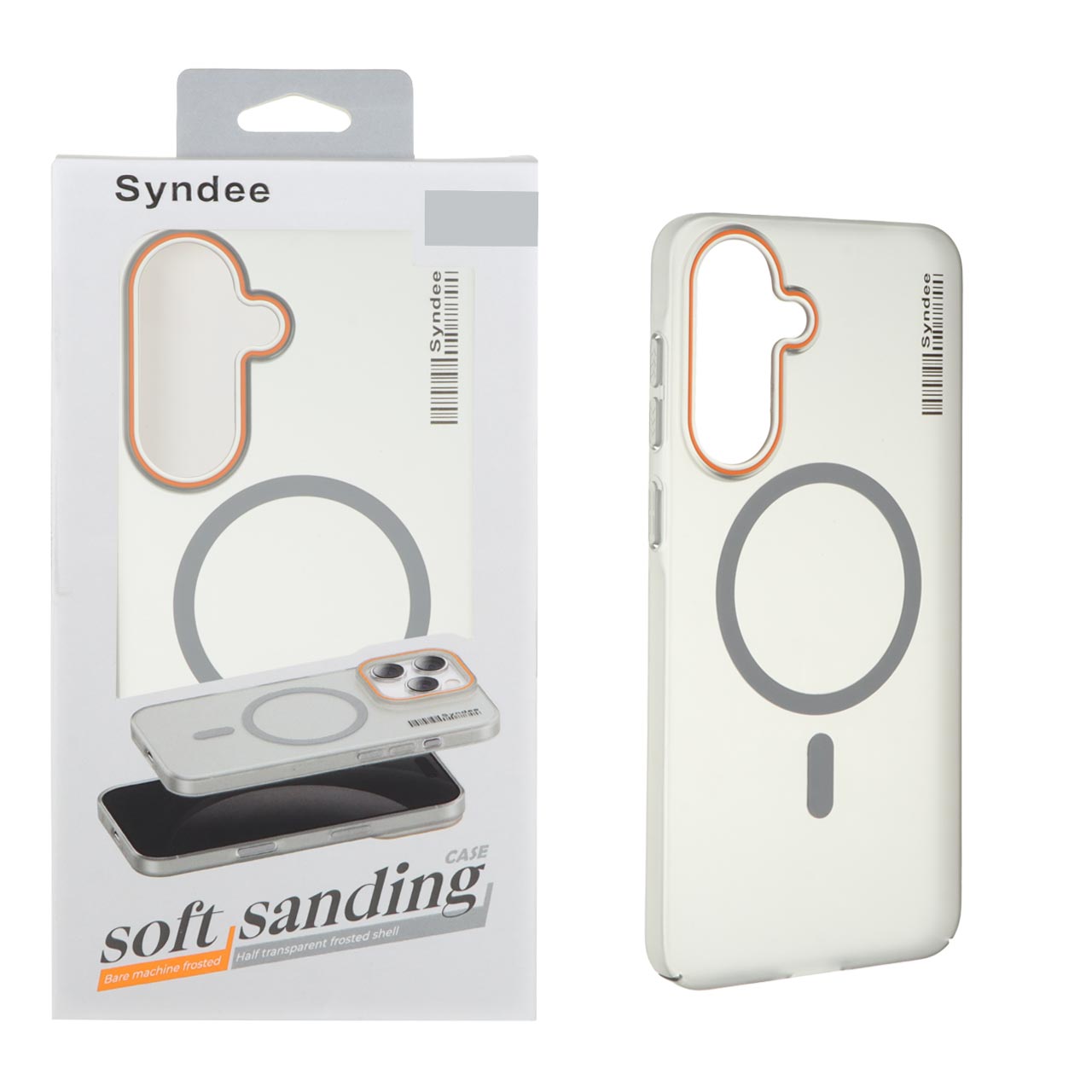 1403050 قاب اورجینال Syndee پشت مات MagSafe مدل Samsung Galaxy A56 / A36 - خاکستری (پک دار) - تصویر 1