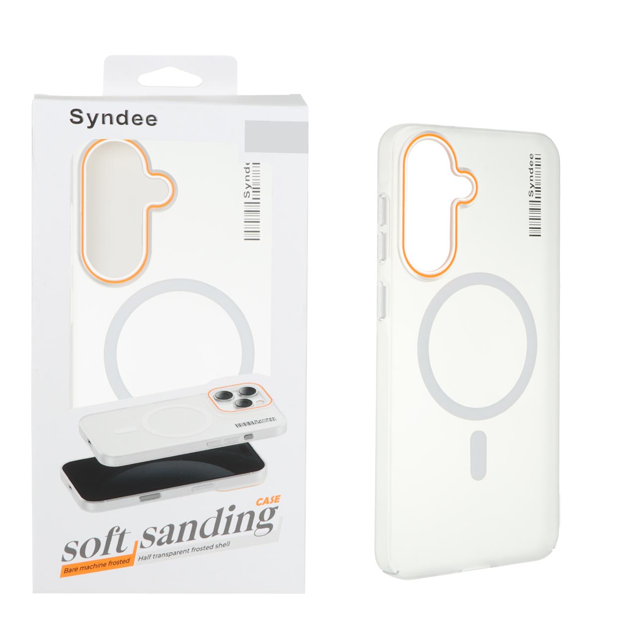 1403052 قاب اورجینال Syndee پشت مات MagSafe مدل Samsung Galaxy A56 / A36 - سفید (پک دار) - تصویر 1