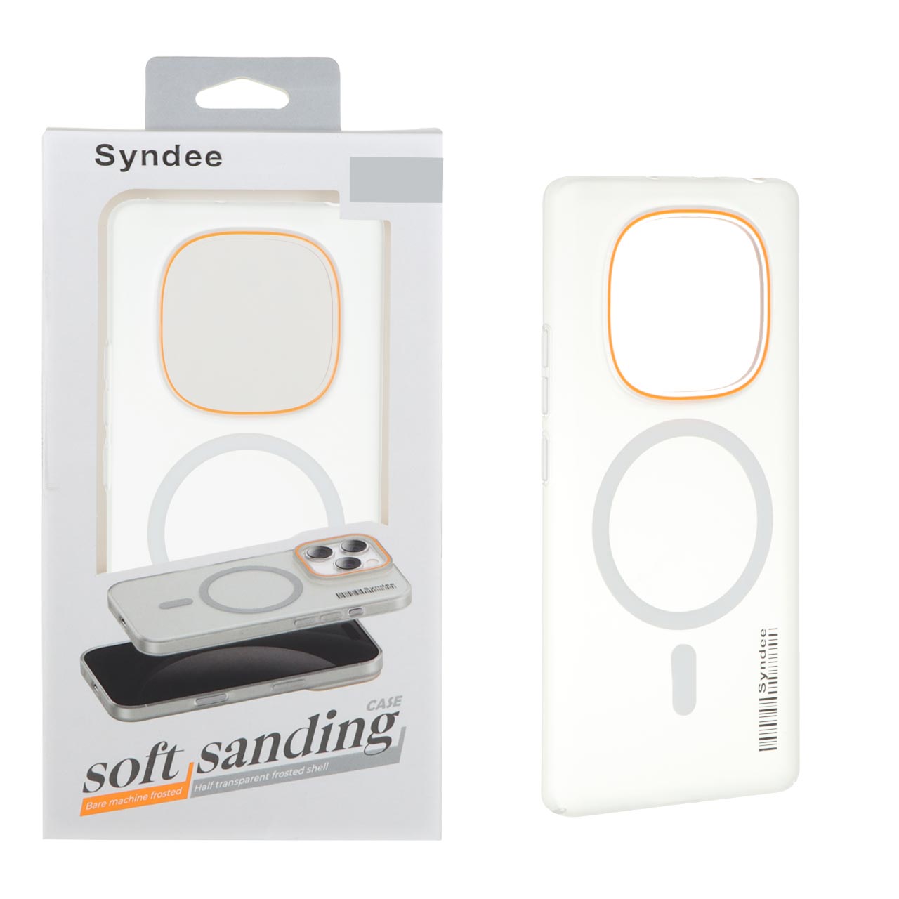 1403110 قاب اورجینال Syndee پشت مات MagSafe مدل Xiaomi Redmi Note 14 Pro 4G - سفید (پک دار) - تصویر 1