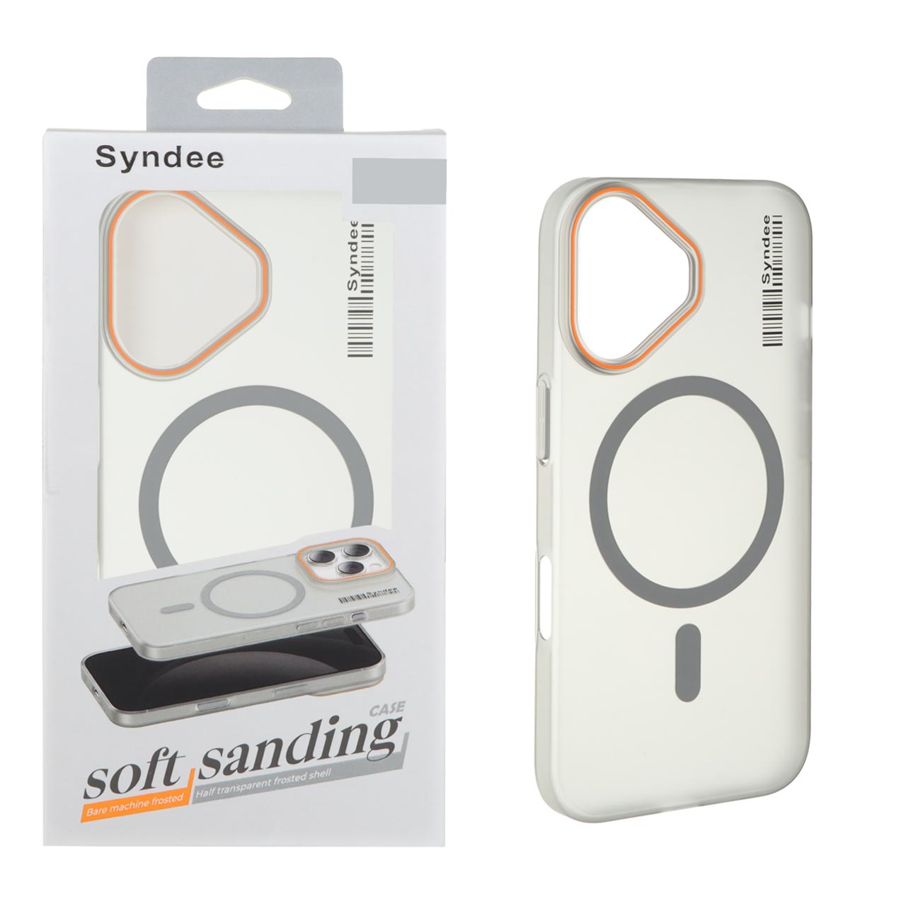 1403144 قاب اورجینال Syndee پشت مات MagSafe مدل Apple iPhone 16 - خاکستری (پک دار) - تصویر 1