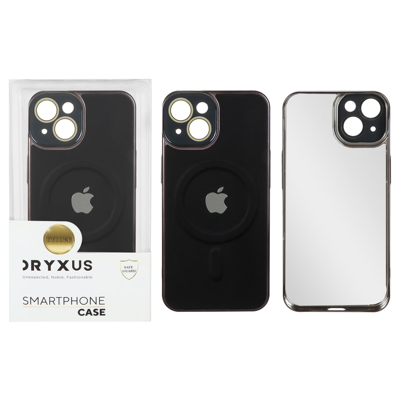 1408888 قاب اورجینال Oryxus محافظ لنز شیشه ای Magsafe مدل Apple iPhone 13 / iPhone 14 - مشکی (پک دار) - تصویر 1