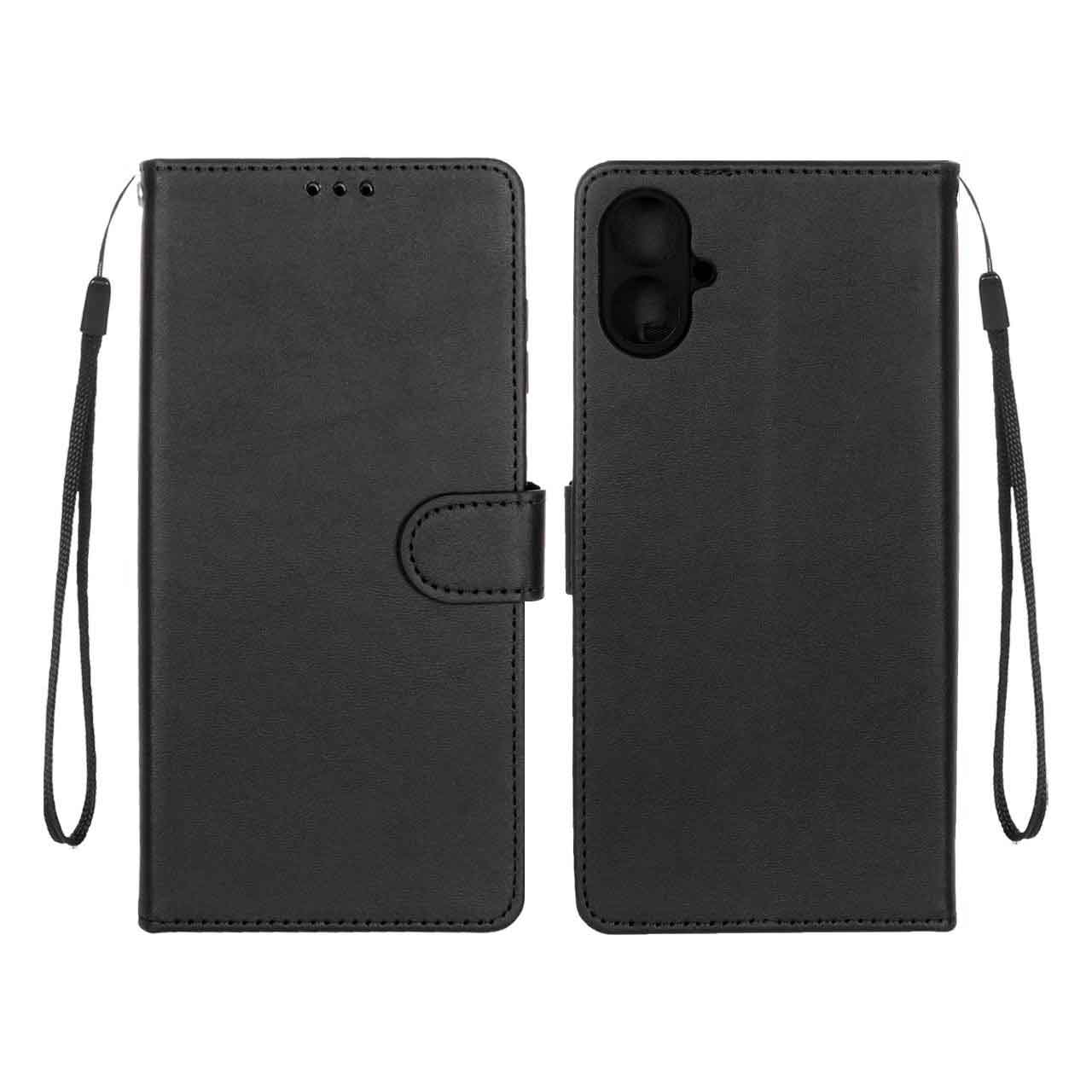 1410418 کیف موبایل مگنتی درجه یک MNC مدل Samsung Galaxy A06 - مشکی - تصویر 1