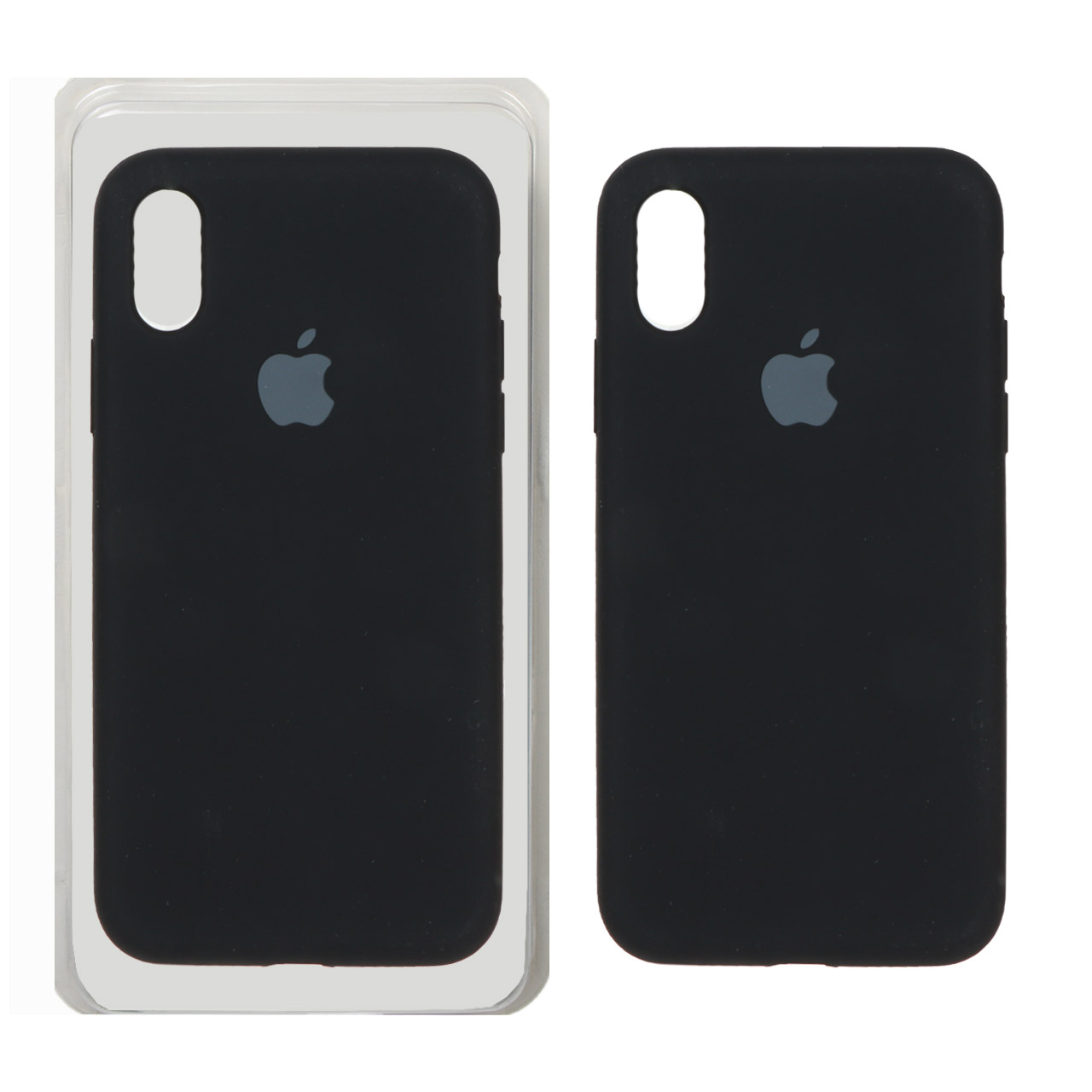 1411170 قاب سیلیکونی پاک کنی اورجینال Apple iPhone X / iPhone XS - مشکی (پک دار) - ORX - تصویر 1