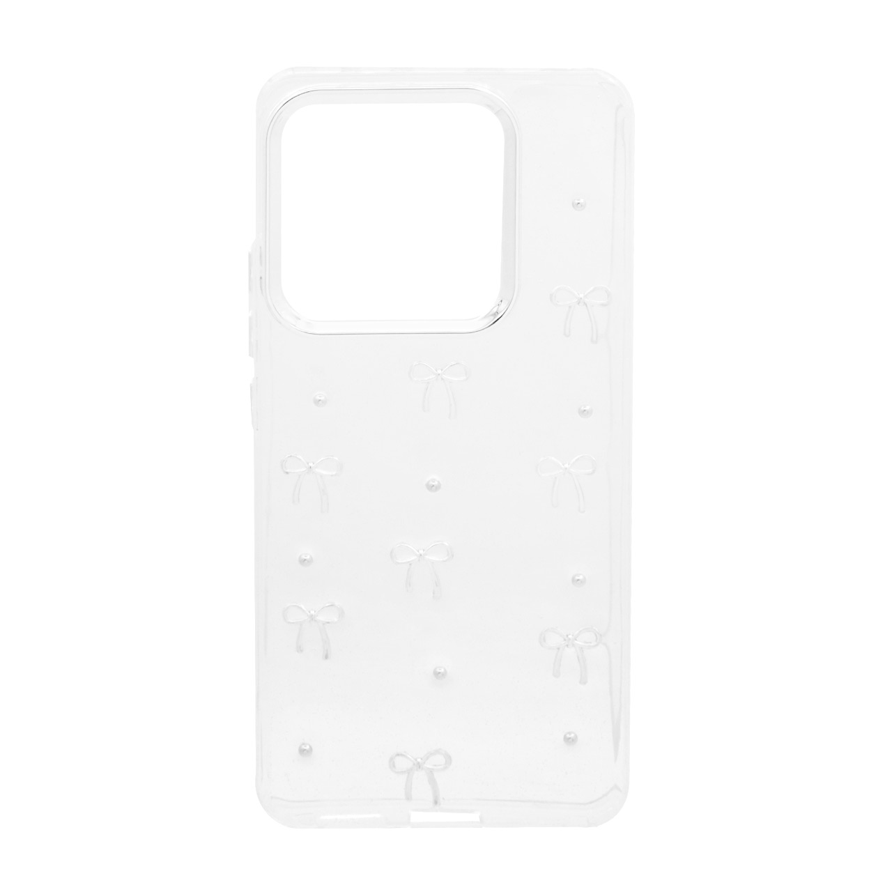 1421822 قاب رزینی طرح برجسته لنز سیلور Xiaomi Redmi Note 14 4G - طرح 218 - تصویر 1