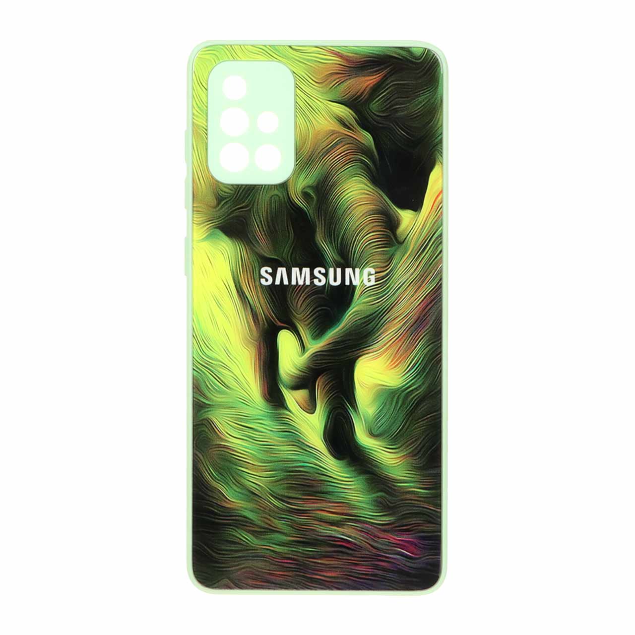1425166 قاب Art Color پشت گلس طرح دار Samsung Galaxy A71 - کد 131 - تصویر 1