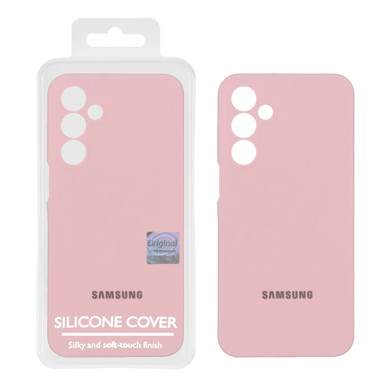 1430190 قاب سیلیکونی پاک کنی اورجینال Master Quality مدل Samsung Galaxy A16 - صورتی چرک (پک دار) - تصویر 1