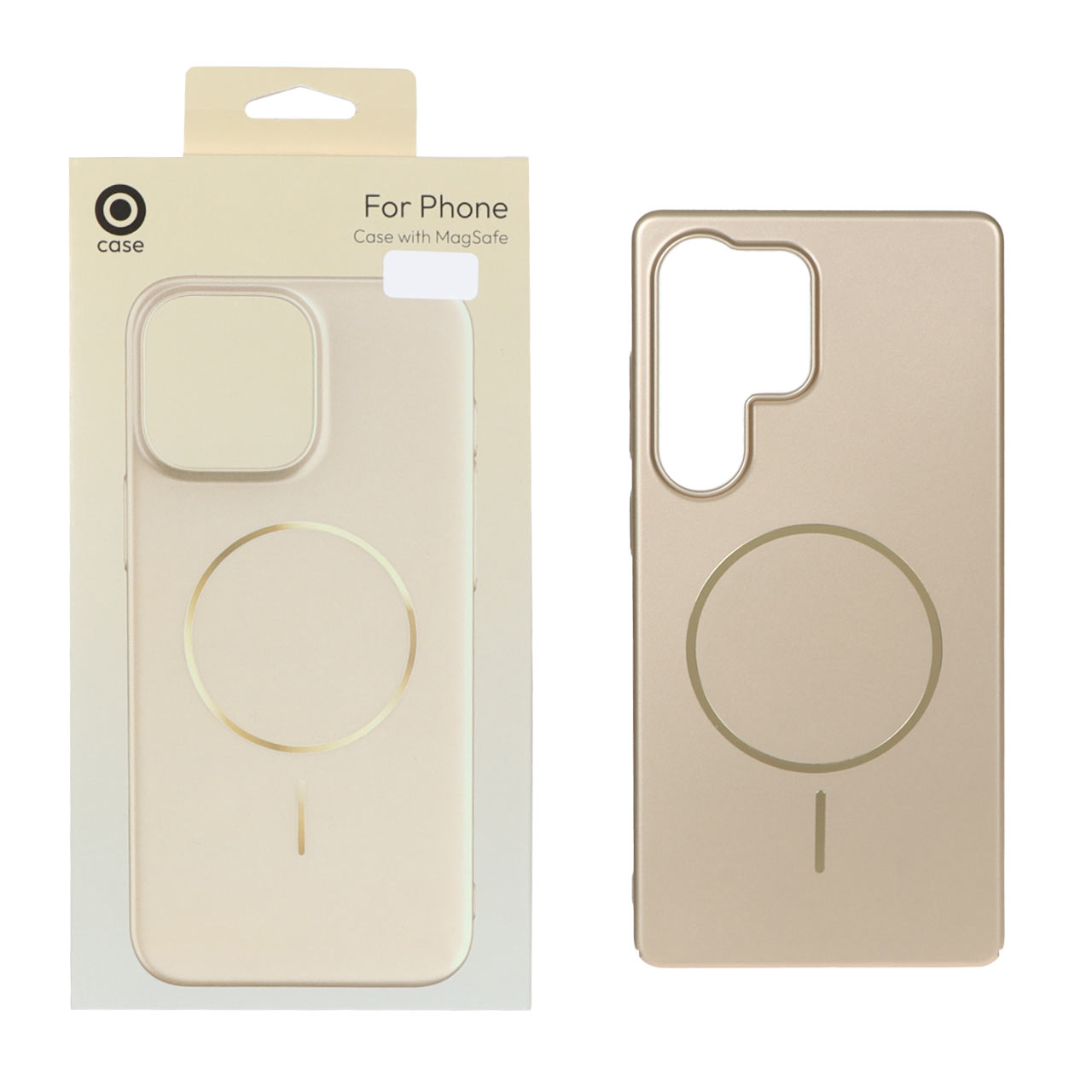 1434106 قاب متالیک MagSafe پشت سخت Samsung Galaxy S25 Ultra - طلایی (پک دار) - تصویر 1