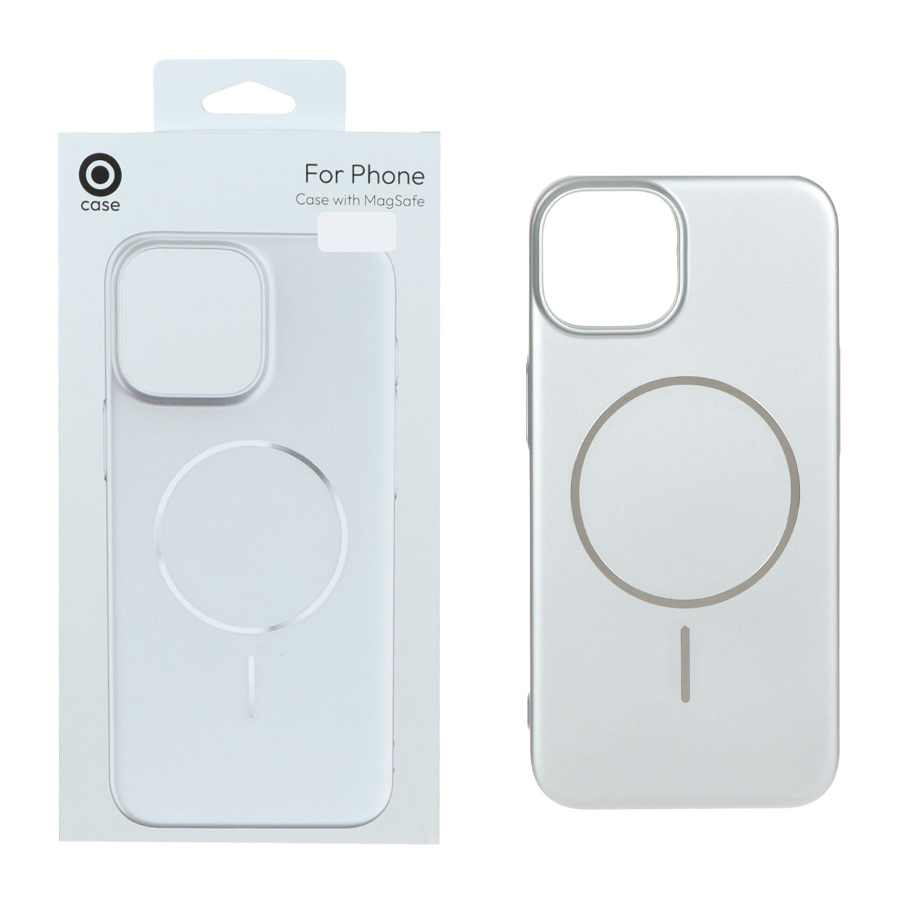 1434170 قاب متالیک MagSafe پشت سخت Apple iPhone 13 / iPhone 14 - نقره ای (پک دار) - تصویر 1