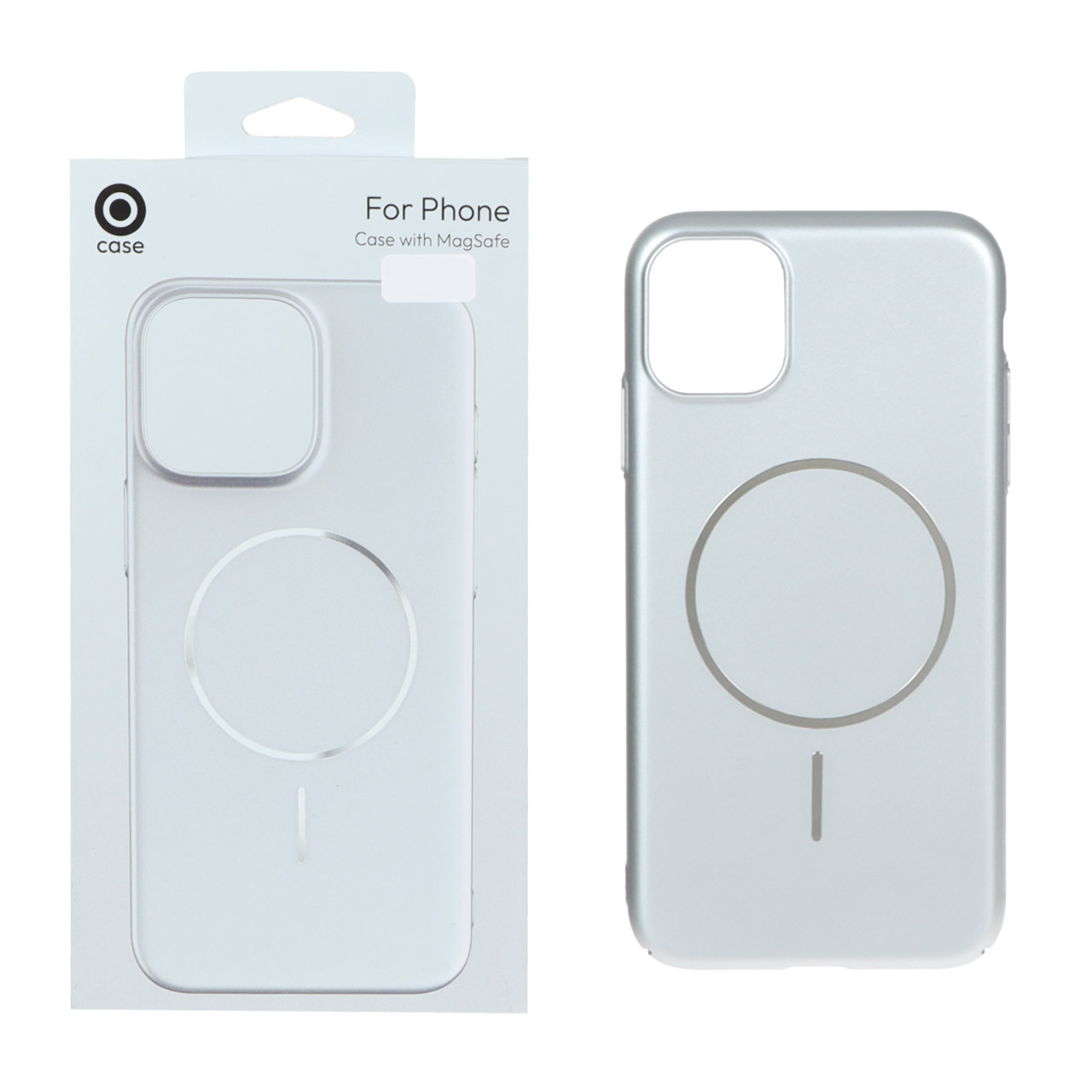 1434242 قاب متالیک MagSafe پشت سخت Apple iPhone 11 - نقره ای (پک دار) - تصویر 1