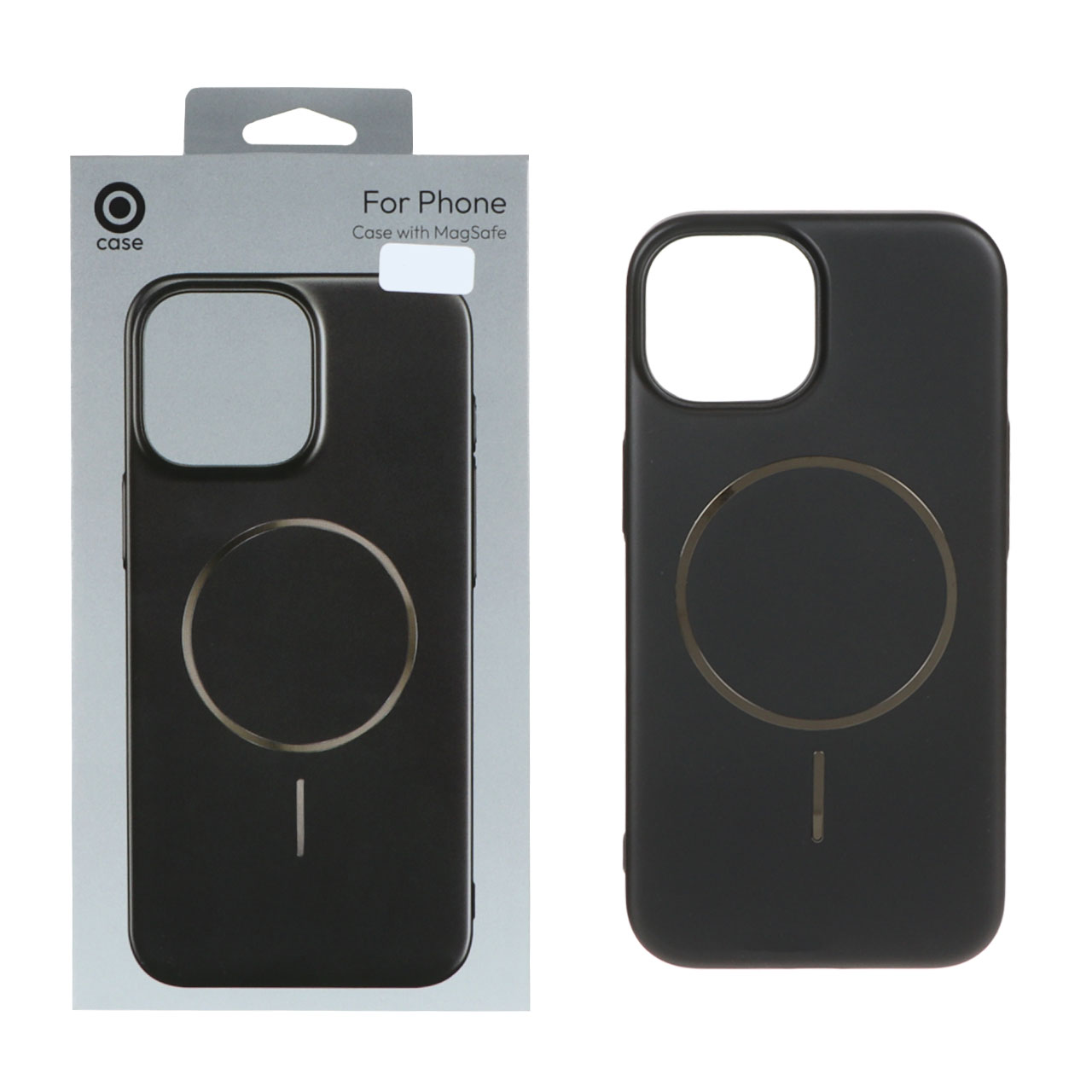 1434248 قاب متالیک MagSafe پشت سخت Apple iPhone 15 / iPhone 14 / iPhone 13 - مشکی (پک دار) - تصویر 1