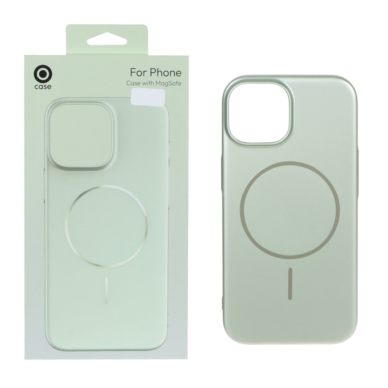 1434256 قاب متالیک MagSafe پشت سخت Apple iPhone 15 / iPhone 14 / iPhone 13 - سبز (پک دار) - تصویر 1