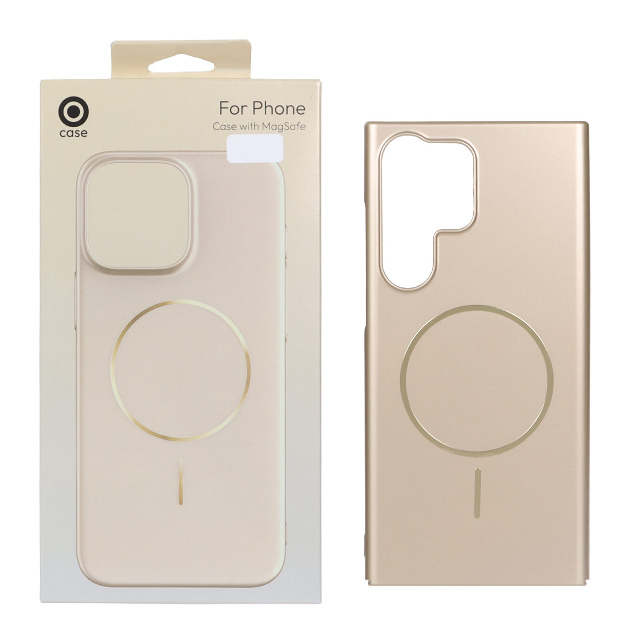 1439020 قاب متالیک MagSafe پشت سخت Samsung Galaxy S23 Ultra - طلایی (پک دار) - تصویر 1