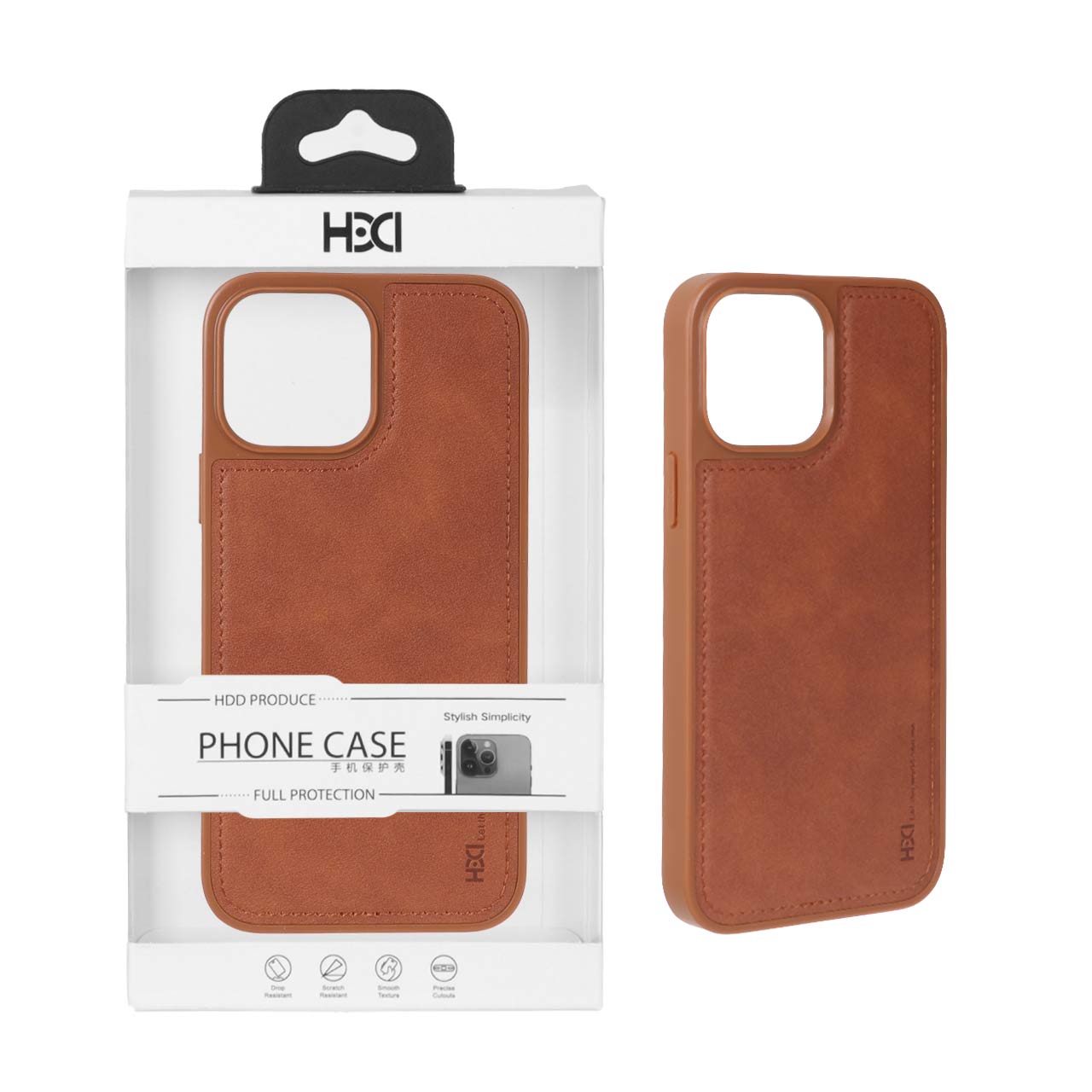 1442102 قاب اورجینال HDD دوخت دار Apple iPhone 13 Pro Max - صحرایی (پک دار) - تصویر 1