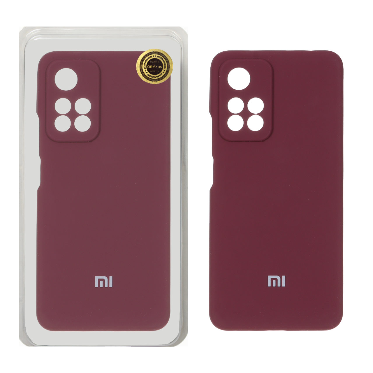 1450424 قاب سیلیکونی پاک کنی اورجینال ++A مدل Xiaomi Redmi Note 11 Pro Plus - زرشکی (پک دار) - ORX - تصویر 1