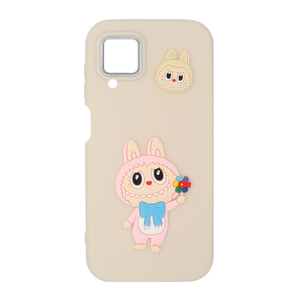 1467456 قاب Labubu برجسته لنز سیلور Samsung Galaxy A12 / M12 / F12 - کرم - MPS - تصویر 1