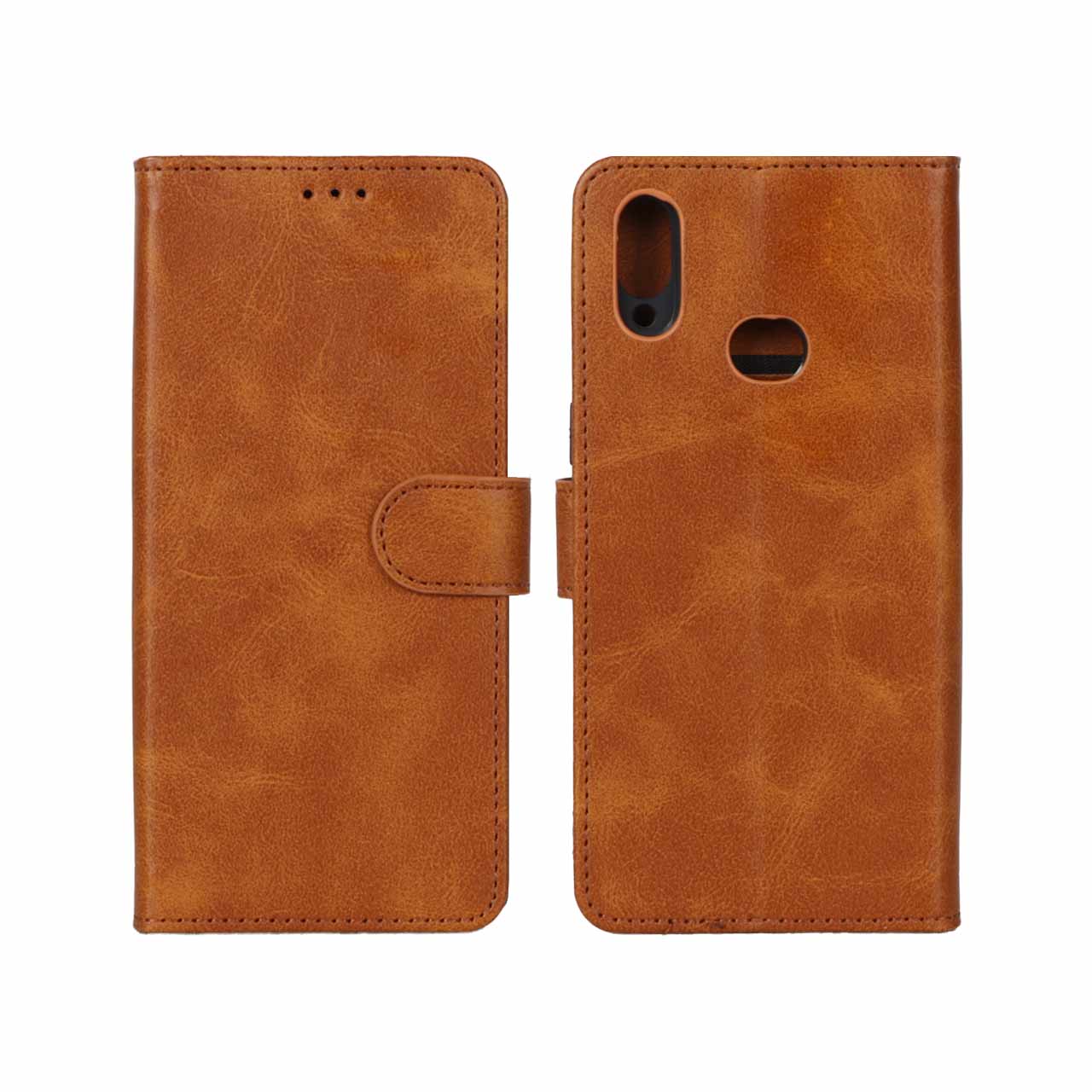 1472426 کیف موبایل مگنتی Samsung Galaxy A10s - عسلی - تصویر 1