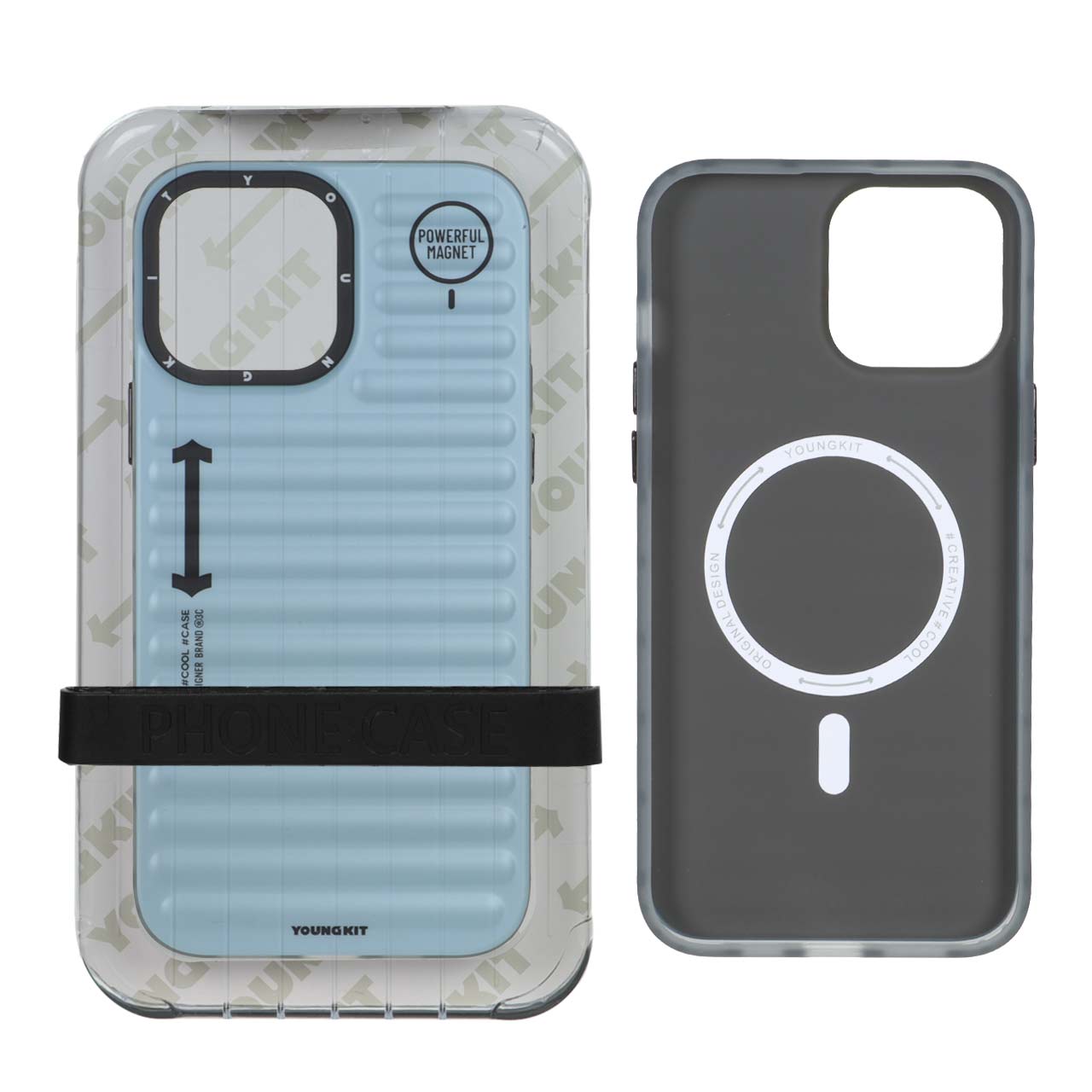 1472582 قاب اورجینال YoungKit مدل Apple iPhone 13 Pro Max - آبی (پک دار) - تصویر 1