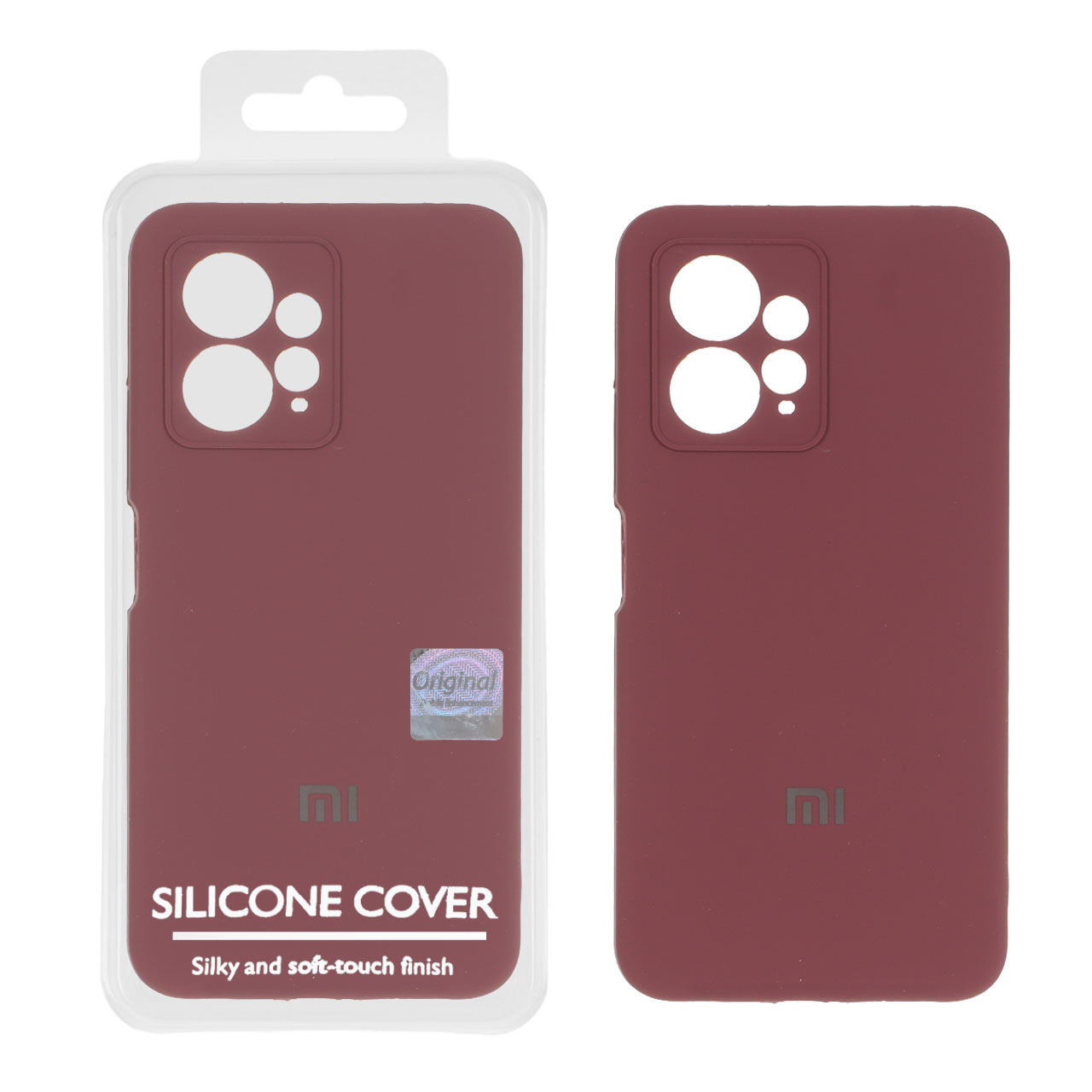 1474304 قاب سیلیکونی پاک کنی اورجینال Master Quality مدل Xiaomi Redmi Note 12 4G - زرشکی (پک دار) - تصویر 1