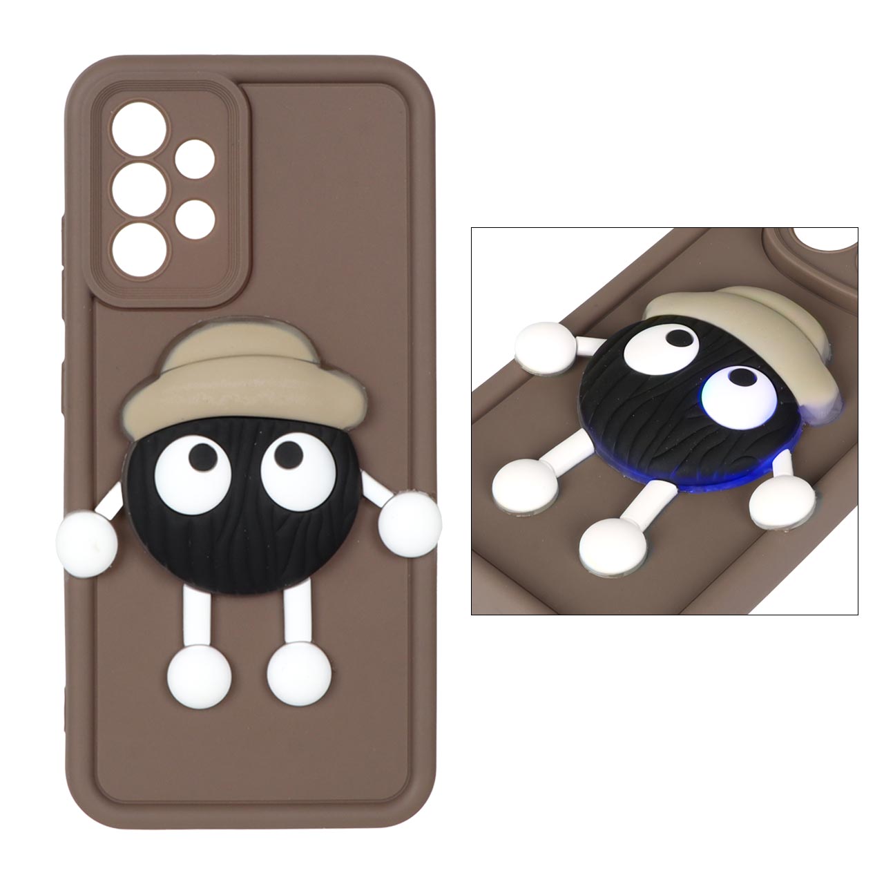 1482800 قاب Solid Case عروسک برجسته چراغ دار Samsung Galaxy A32 4G - طرح 231 - تصویر 1