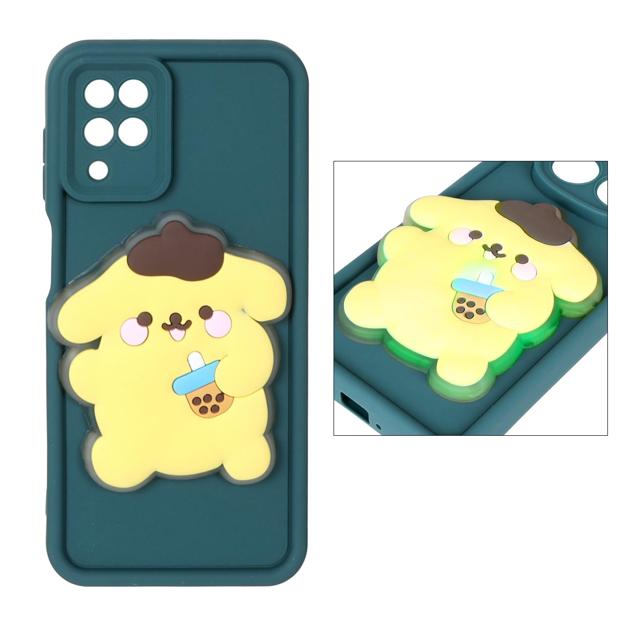 1482814 قاب Solid Case عروسک برجسته چراغ دار Samsung Galaxy A12 / M12 / F12 - طرح 238 - تصویر 1