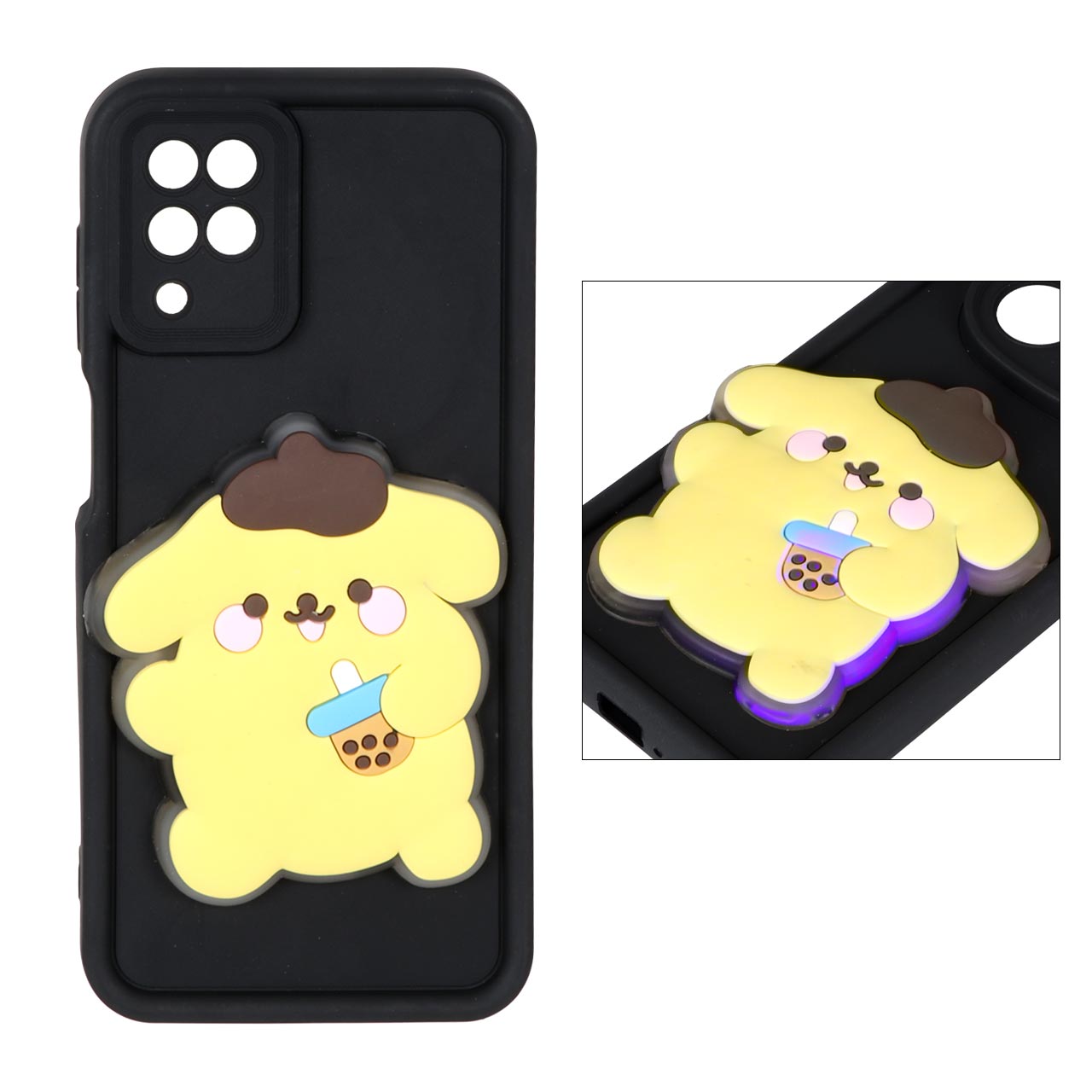 1482818 قاب Solid Case عروسک برجسته چراغ دار Samsung Galaxy A12 / M12 / F12 - طرح 240 - تصویر 1