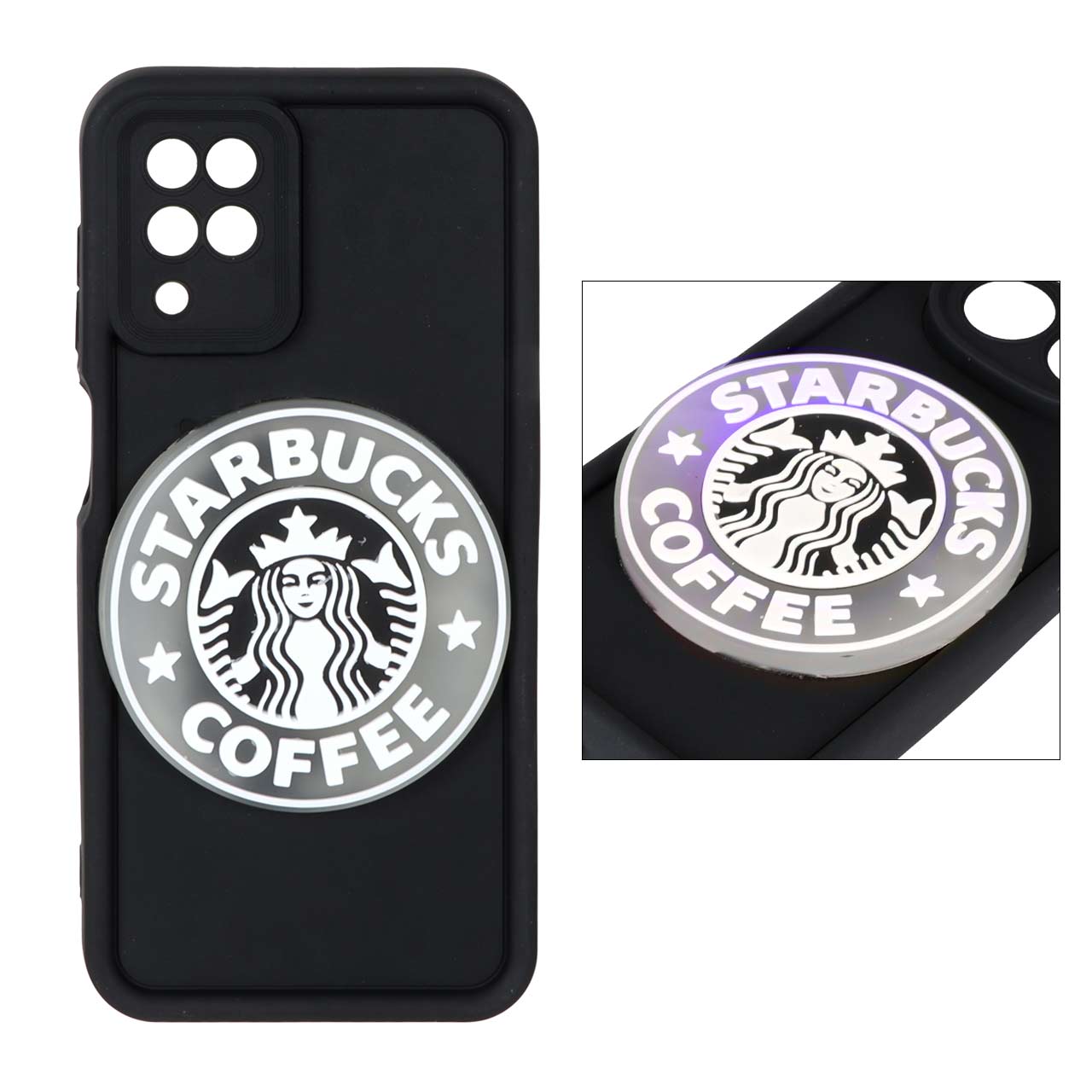 1482820 قاب Solid Case عروسک برجسته چراغ دار Samsung Galaxy A12 / M12 / F12 - طرح 241 - تصویر 1