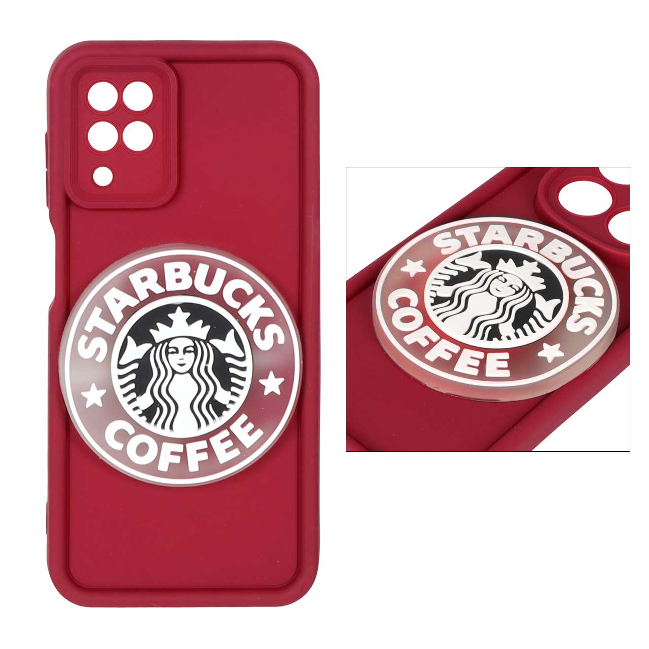 1482828 قاب Solid Case عروسک برجسته چراغ دار Samsung Galaxy A12 / M12 / F12 - طرح 245 - تصویر 1