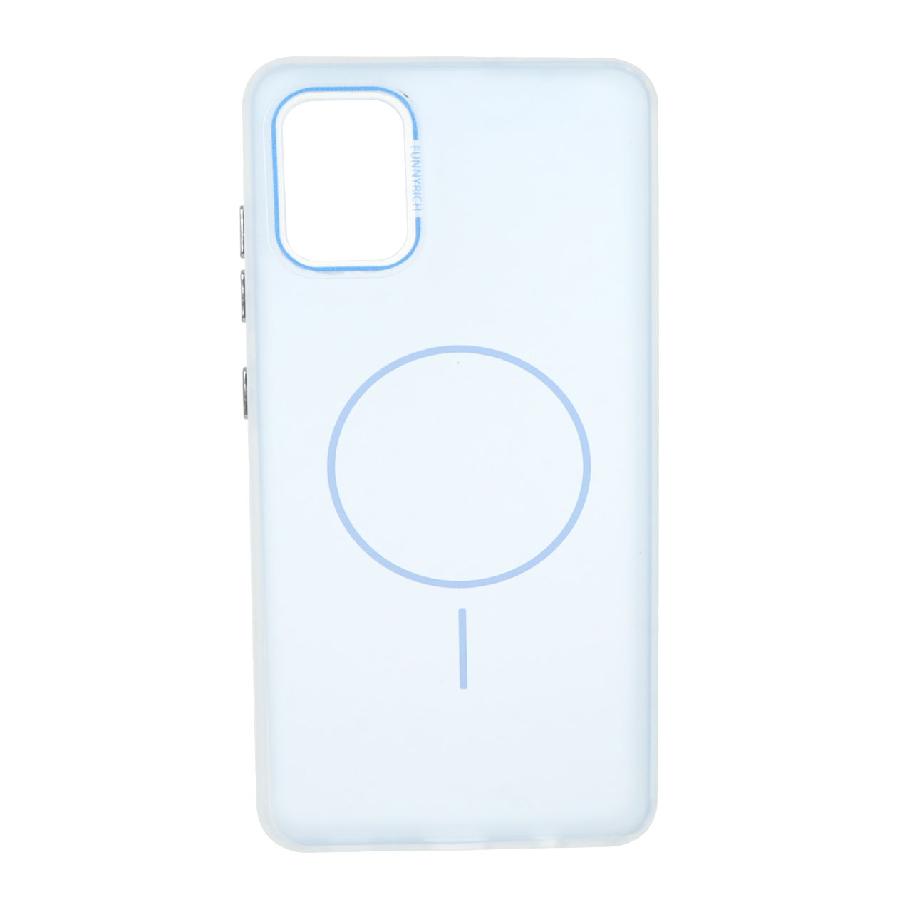 1484072 قاب مات Funnyrich طرح مگ سیف دور مات Samsung Galaxy A51 / M40s - آبی - تصویر 1
