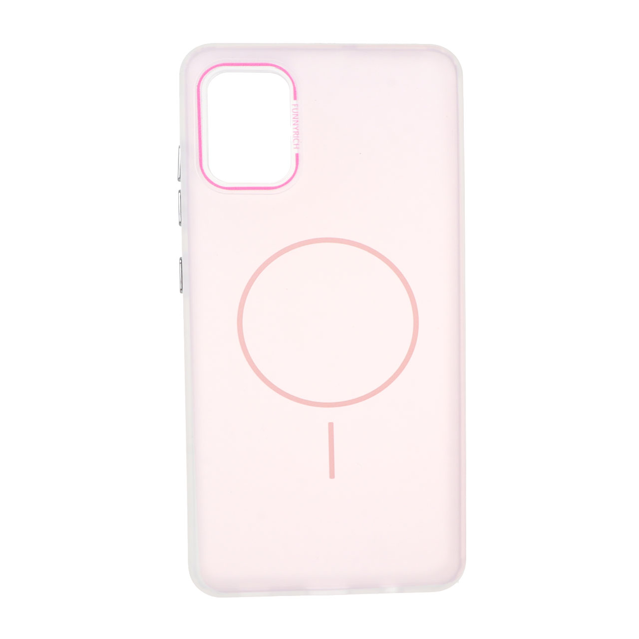 1484078 قاب مات Funnyrich طرح مگ سیف دور مات Samsung Galaxy A51 / M40s - صورتی - تصویر 1