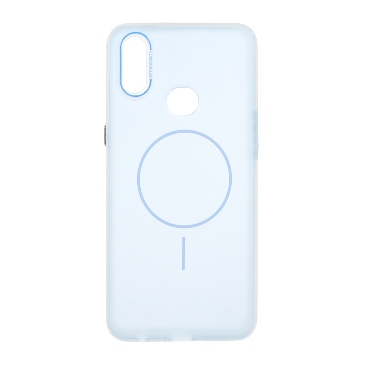 1484096 قاب مات Funnyrich طرح مگ سیف دور مات Samsung Galaxy A10s - آبی - تصویر 1