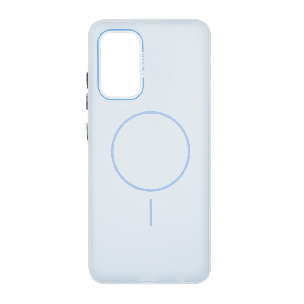 1484156 قاب مات Funnyrich طرح مگ سیف دور مات Samsung Galaxy A32 4G - آبی - تصویر 1