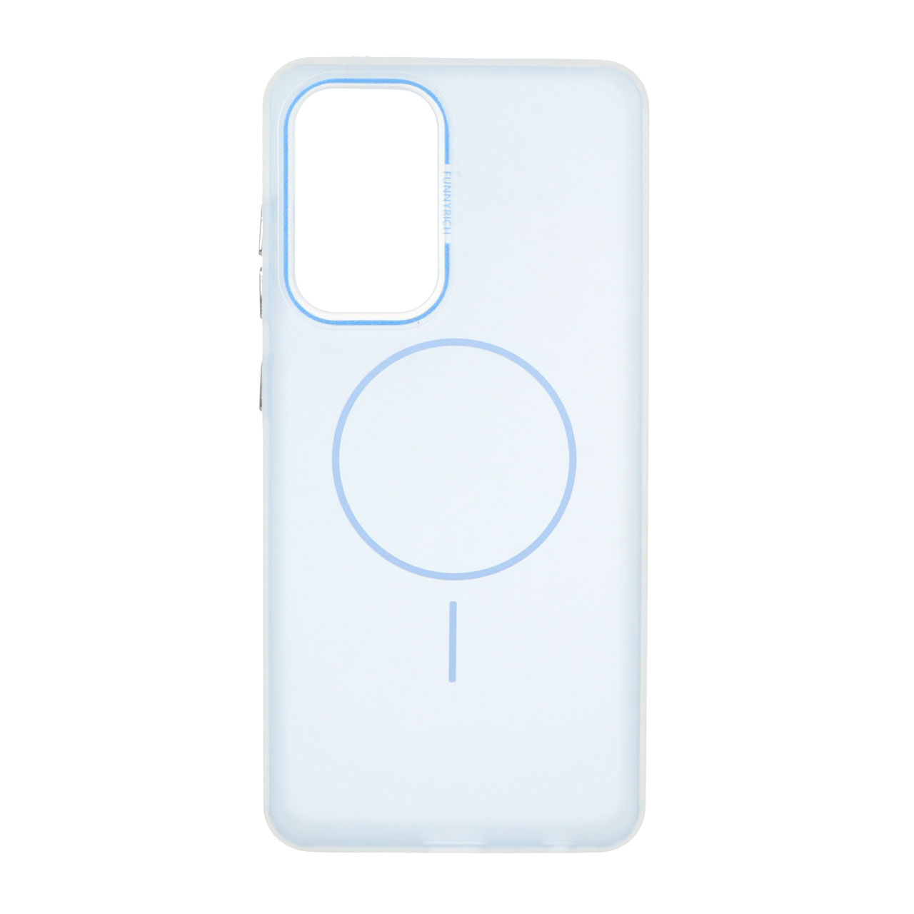 1484180 قاب مات Funnyrich طرح مگ سیف دور مات Samsung Galaxy A52 / A52s - آبی - تصویر 1