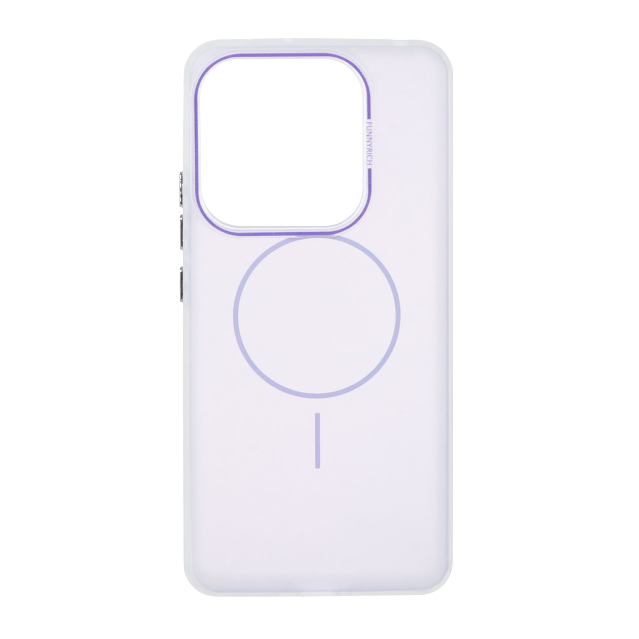 1484296 قاب مات Funnyrich طرح مگ سیف دور مات Xiaomi Redmi Note 14 4G - یاسی - تصویر 1