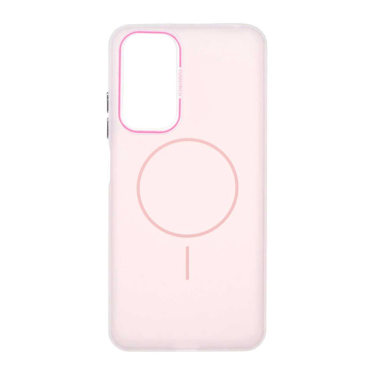 1484378 قاب مات Funnyrich طرح مگ سیف دور مات Xiaomi Redmi Note 12S / Xiaomi Redmi Note 11 4G / Redmi Note 11S - صورتی - تصویر 1