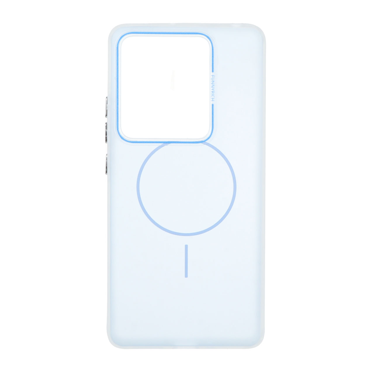 1484434 قاب مات Funnyrich طرح مگ سیف دور مات Xiaomi Redmi Note 14S / Note 13 Pro 4G / Poco M6 Pro 4G - آبی - تصویر 1