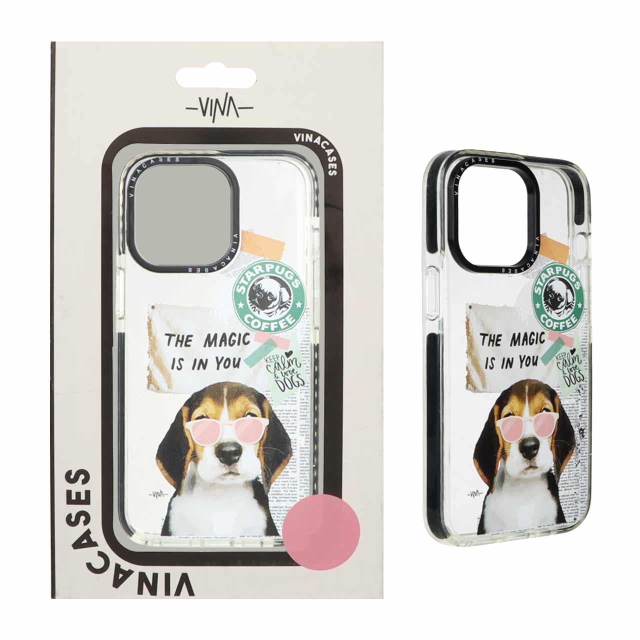 1484816 قاب اورجینال Vina شفاف طرح دار Apple iPhone 13 Pro - کد 383 (پک دار) - تصویر 1