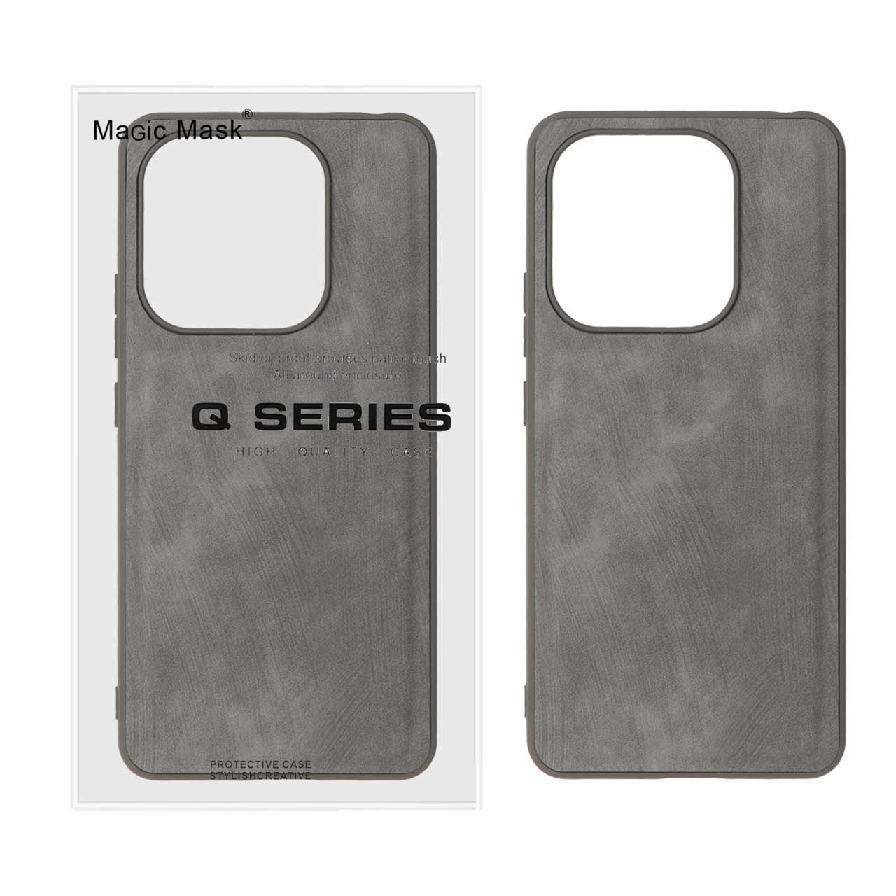 1486296 قاب Woven Q Series مدل Xiaomi Redmi Note 14 4G - خاکستری (پک دار) - تصویر 1