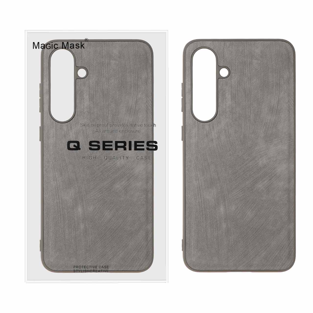 1486304 قاب Woven Q Series مدل Samsung Galaxy S24 FE - خاکستری (پک دار) - تصویر 1