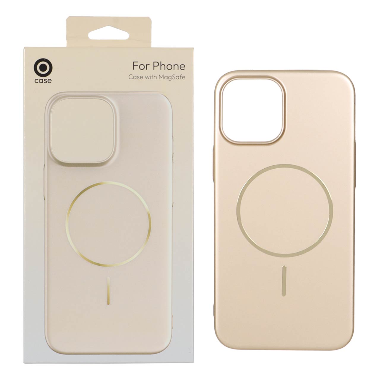 1491494 قاب متالیک MagSafe پشت سخت Apple iPhone 12 Pro Max - طلایی (پک دار) - تصویر 1