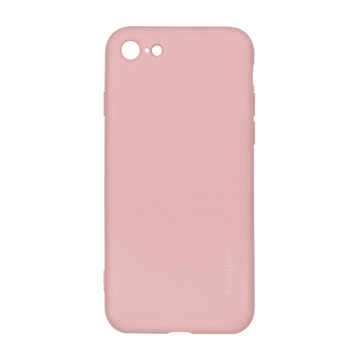 قاب سیلیکونی Spigen محافظ لنزدار Apple iPhone 7 / iPhone 8 / iPhone SE (2020) - صورتی چرک - تصویر 1