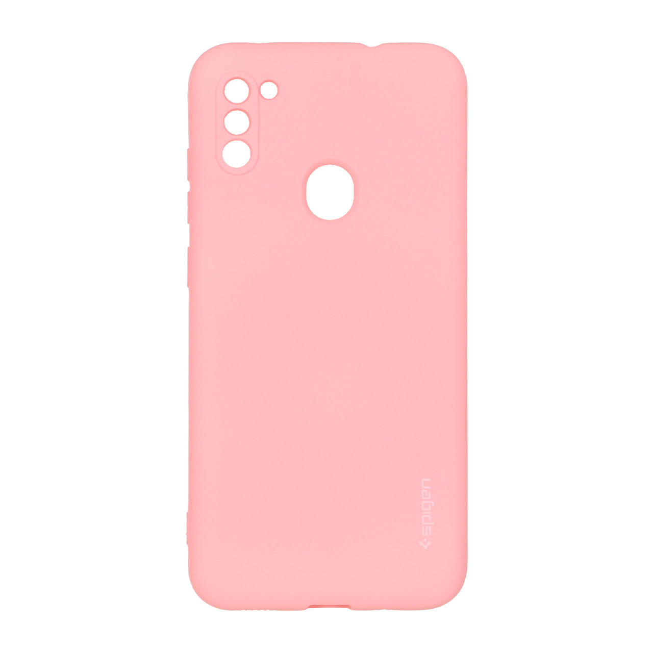 1496686 قاب سیلیکونی Spigen محافظ لنزدار Samsung Galaxy A11 / M11 - صورتی - تصویر 1