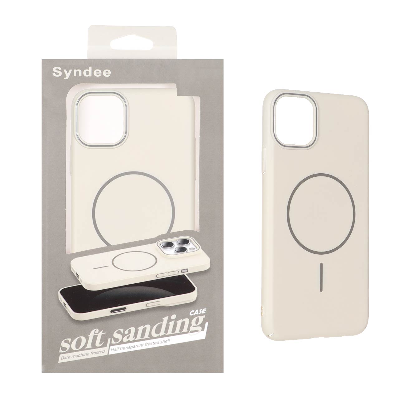 1501144 قاب اورجینال Syndee پشت سخت MagSafe مدل Apple iPhone 11 Pro Max - کرم (پک دار) - تصویر 1