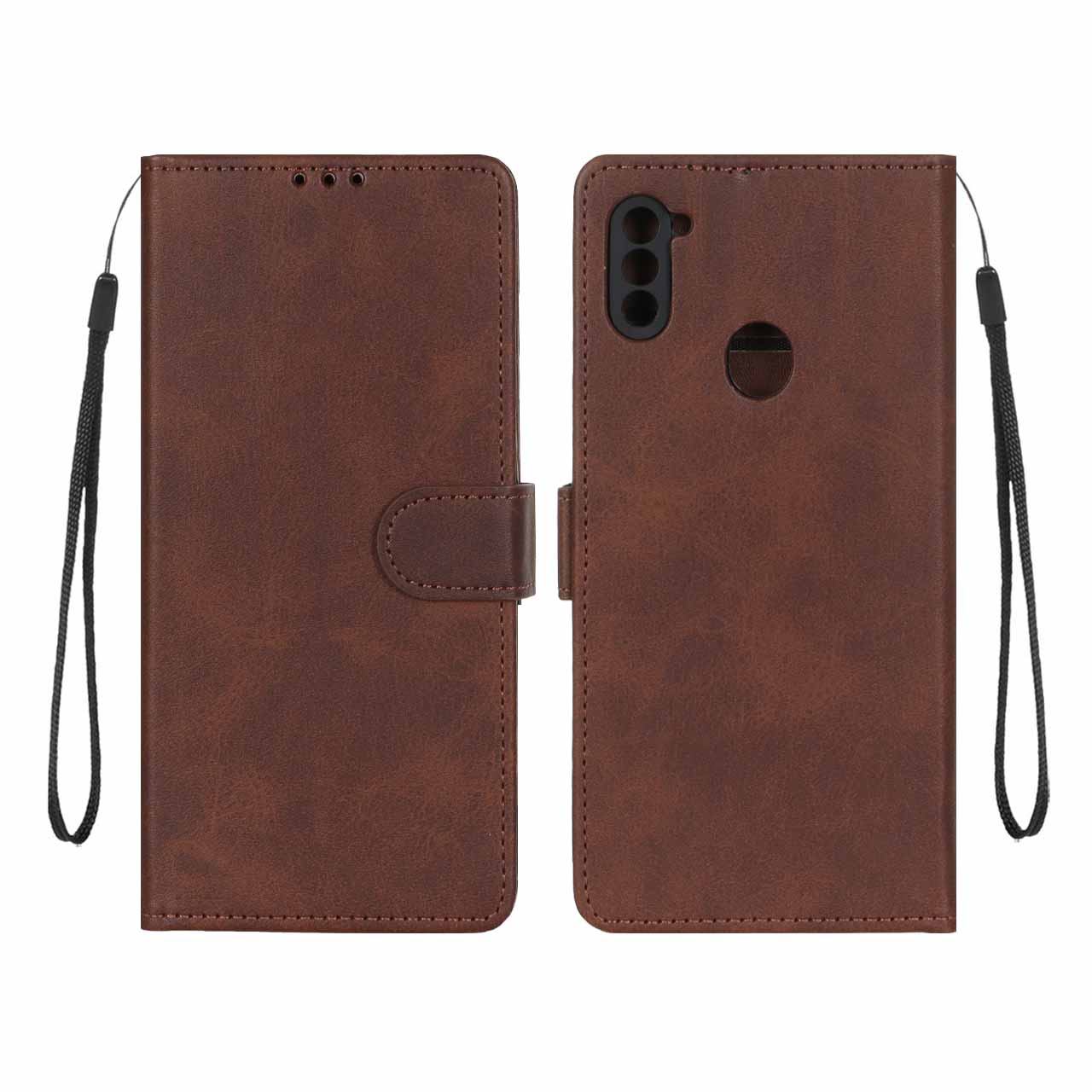 1503364 کیف موبایل مگنتی درجه یک MNC مدل Samsung Galaxy A11 / M11 - قهوه ای - تصویر 1