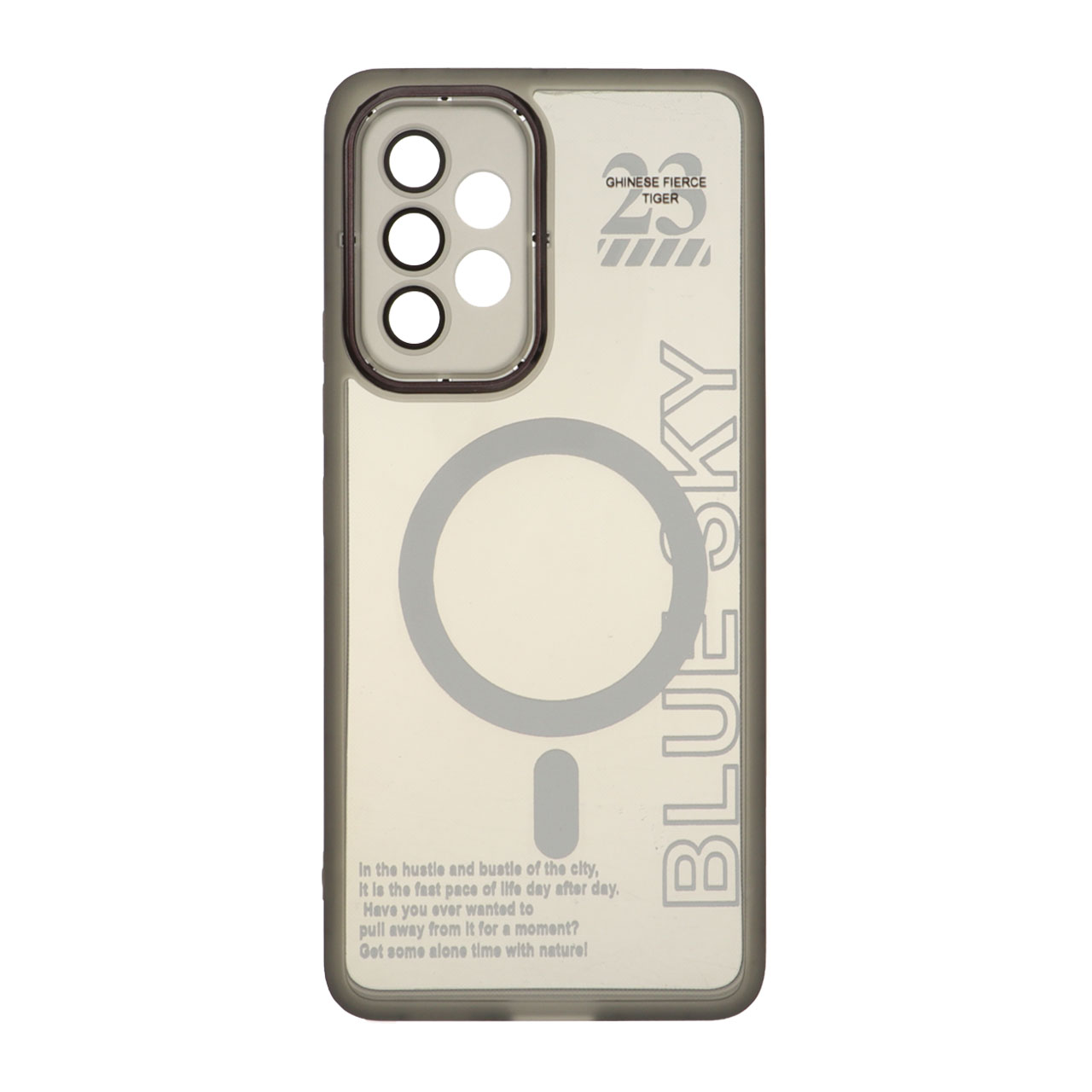 1507620 قاب Diamond Space طرح مگ سیف لنز گلس دار Samsung Galaxy A53 - مشکی - MPS - تصویر 1