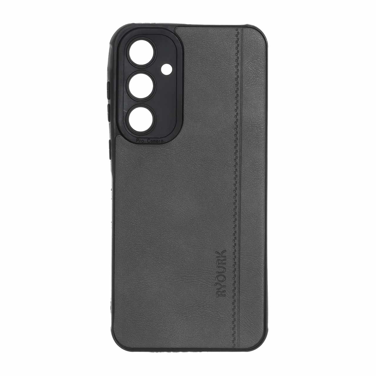 1512004 قاب طرح چرم RYOURK مدل Samsung Galaxy A55 - خاکستری - تصویر 1