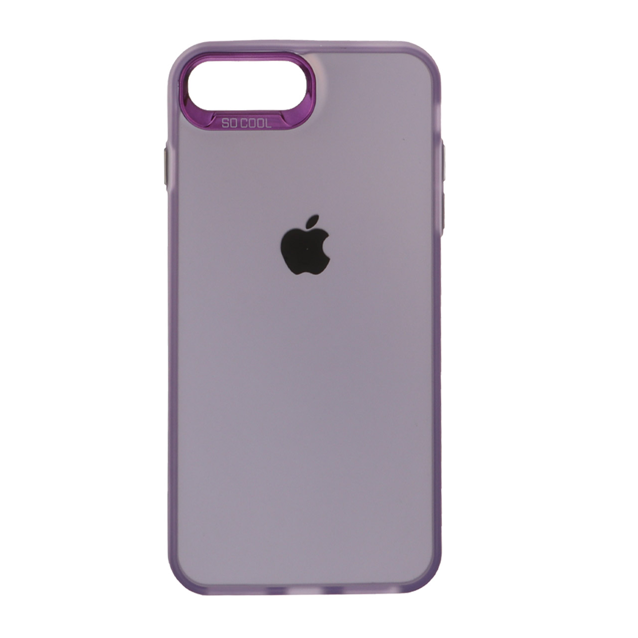 1514298 قاب So Cool لنز متال لوگودار Apple iPhone 7 Plus / iPhone 8 Plus - بنفش - تصویر 1
